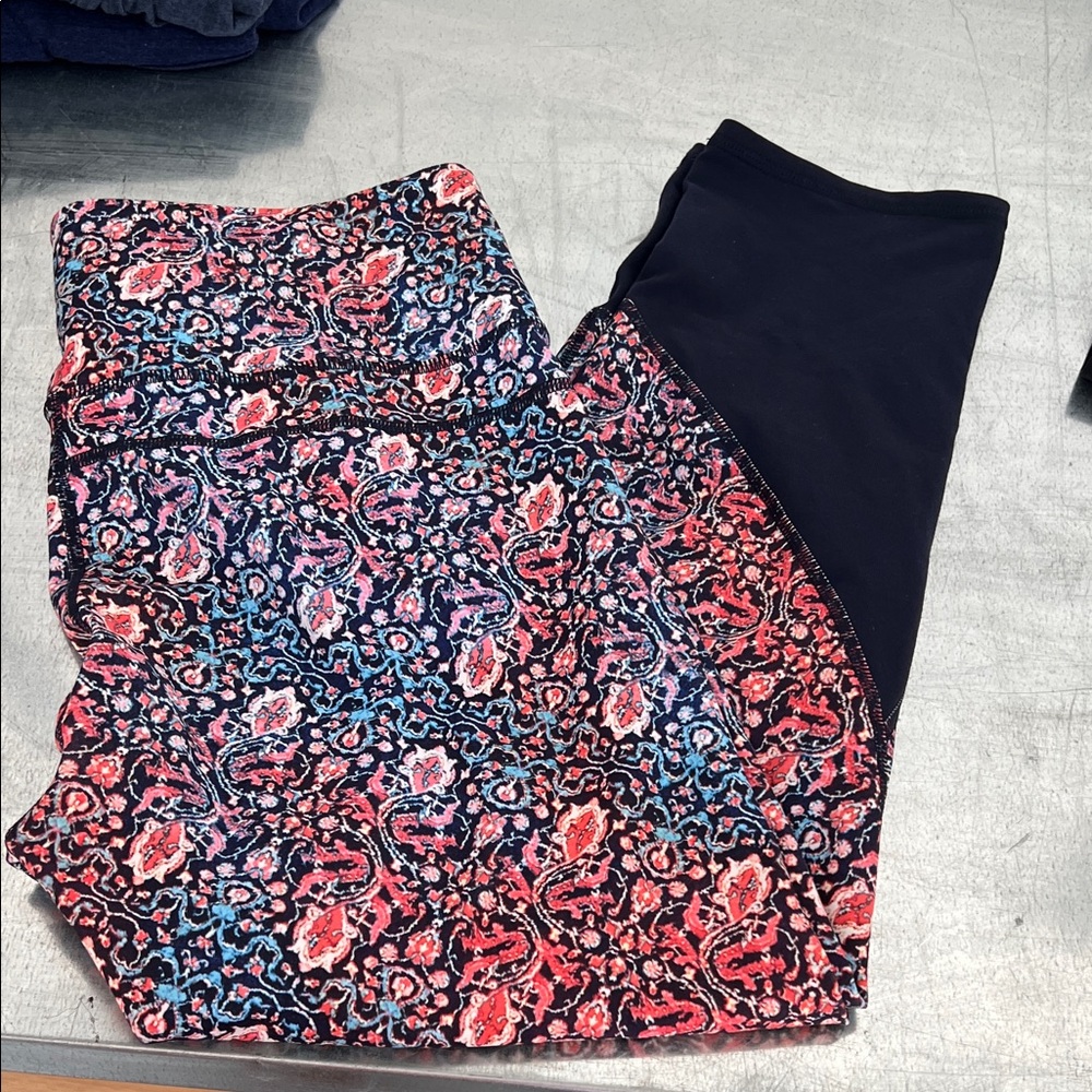 Athleta Multicolor Patterned Leggings